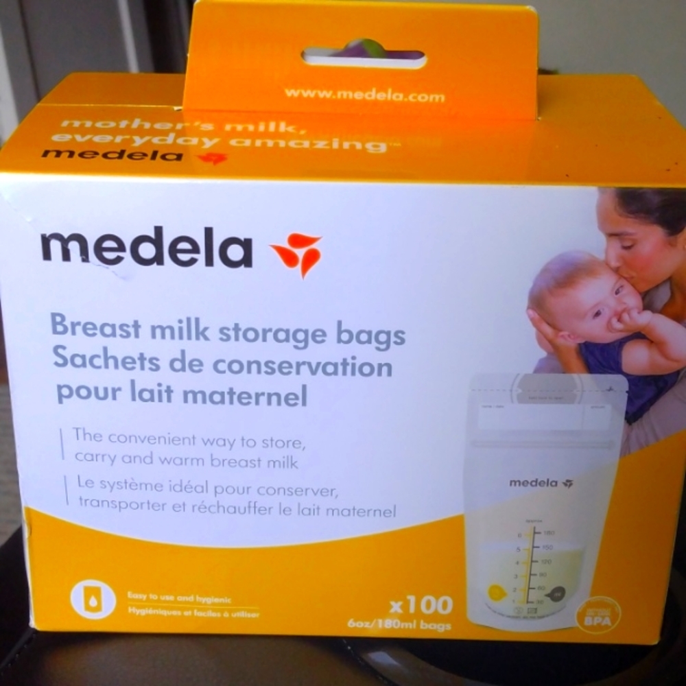 Breast milk storage bags ..75 count